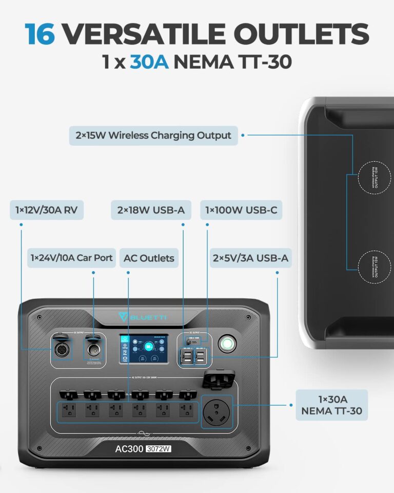 BLUETTI Expandable Power Station AC300 and B300 External Battery Module_3