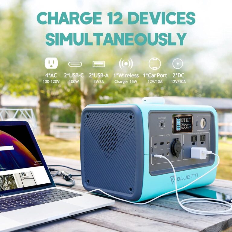 BLUETTI Portable Power Station EB70S, 716Wh LiFePO4 Battery Backup w 4 800W AC Outlets _3