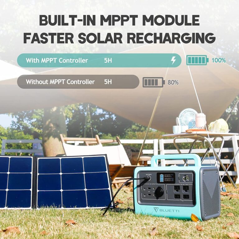BLUETTI Portable Power Station EB70S, 716Wh LiFePO4 Battery Backup w 4 800W AC Outlets _4