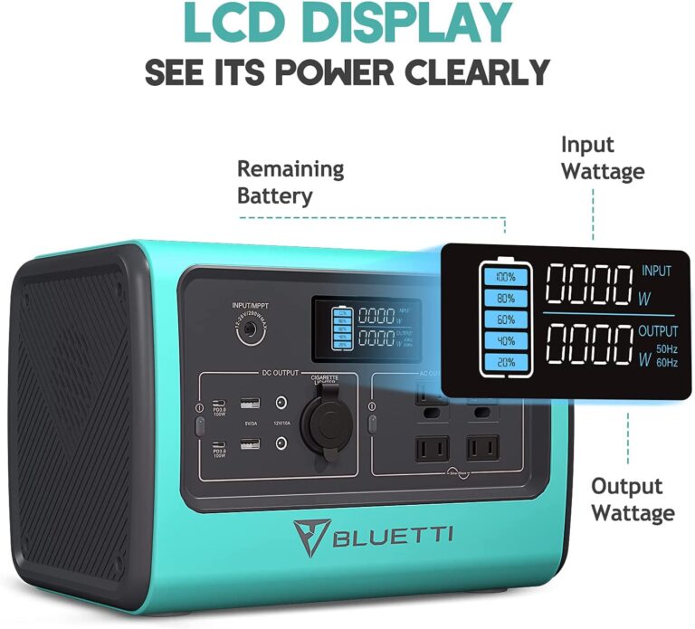 BLUETTI Portable Power Station EB70S, 716Wh LiFePO4 Battery Backup w 4 800W AC Outlets _6
