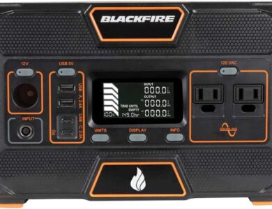 Blackfire Klein Outdoors Portable Power Station Pac505, 505Wh Mobile Outdoor Solar Generator