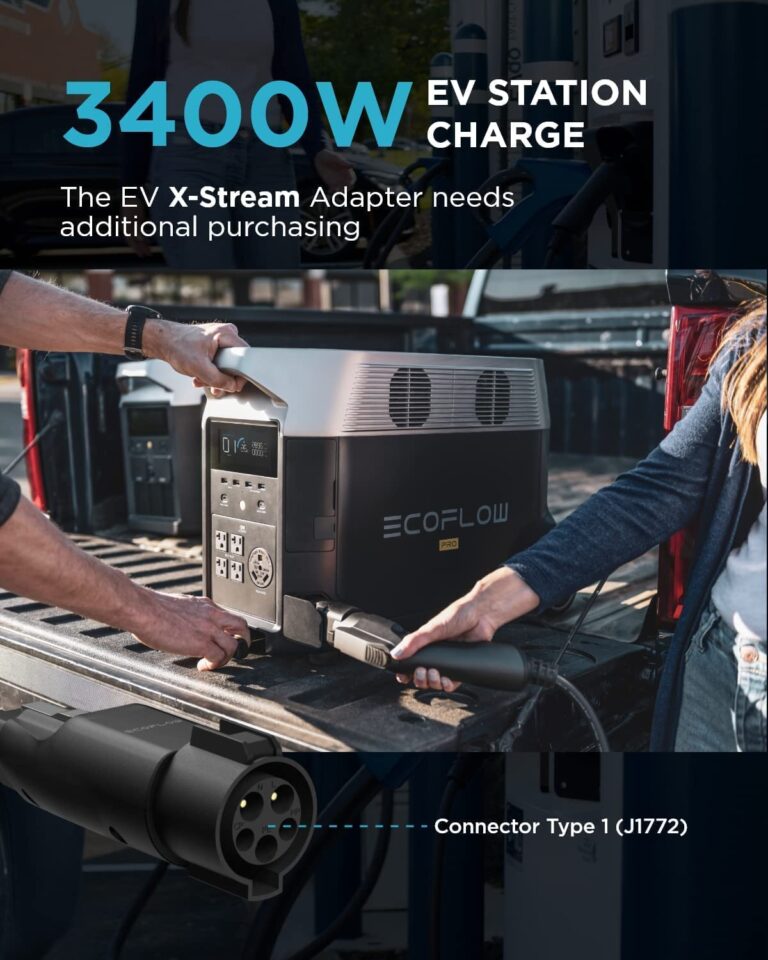 EF ECOFLOW DELTA Pro Solar Generator 3.6KWh 3600W with 400W Portable Solar Panel_4