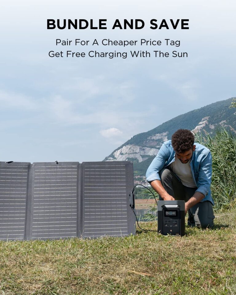 EF ECOFLOW Solar Generator DELTA 1260Wh with 160W Solar Panel - 6 X 1800W_5