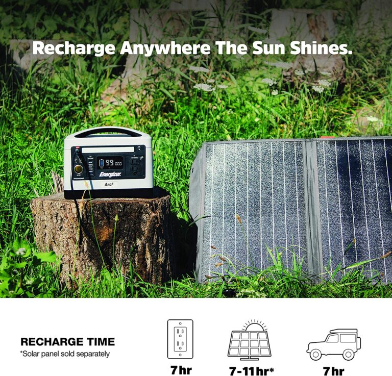 Energizer Arc5 Lithium-ion 550Wh, 500W Portable Power Station with MPPT and Regulated 12V _4