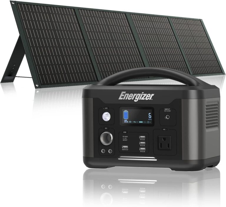 Energizer Portable Power Station 600W 626Wh PPS700 and POWERWIN 100W Foldable Solar Panel
