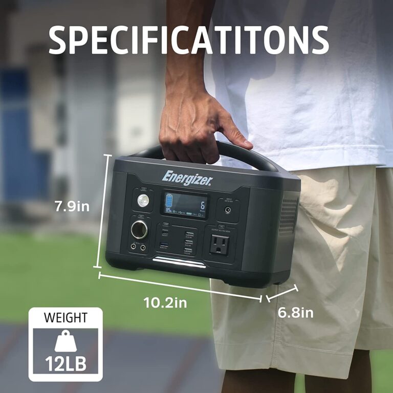 Energizer Portable Power Station 600W 626Wh PPS700 and POWERWIN 100W Foldable Solar Panel