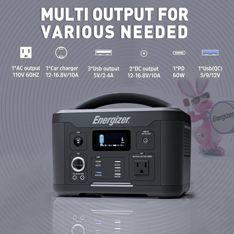 Energizer Portable Power Station 600W 626Wh PPS700 and POWERWIN 100W Foldable Solar Panel