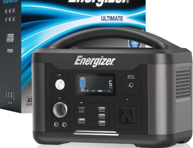 Energizer Portable Power Station 600W 626Wh Solar Generator with 4 USB-A Output