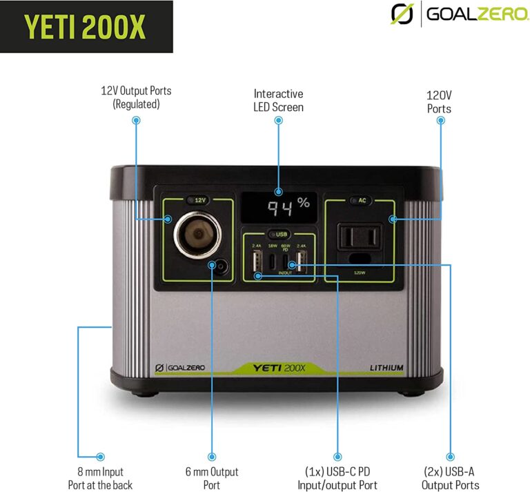 Goal Zero Yeti 200X Lithium Portable Power Station_