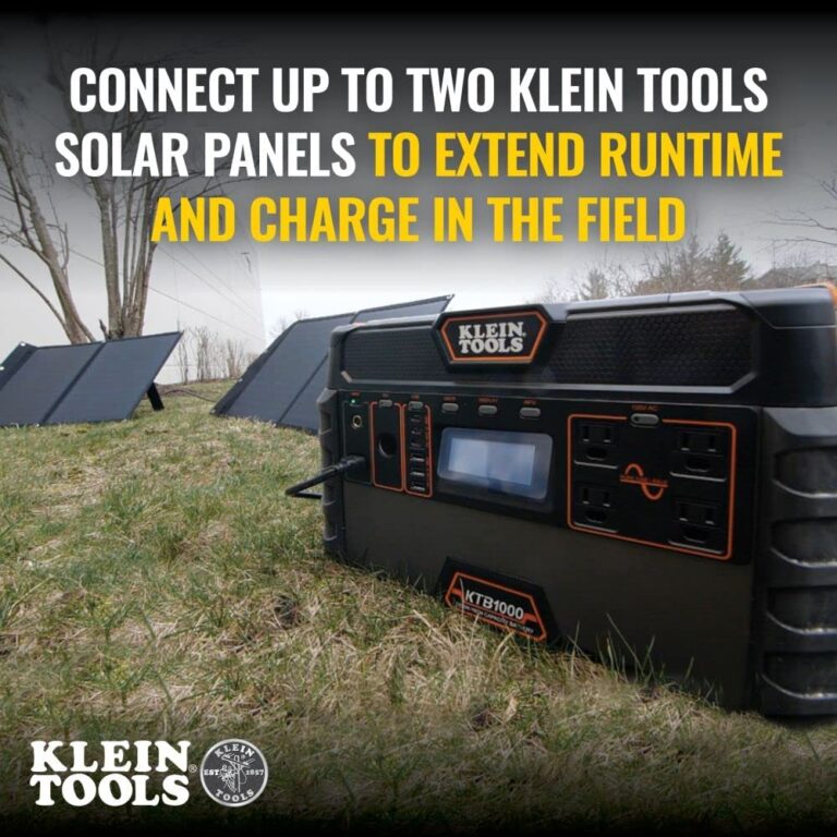 Klein Tools KTB1000 Portable Power Station, 983Wh Lithium-Ion Power Station