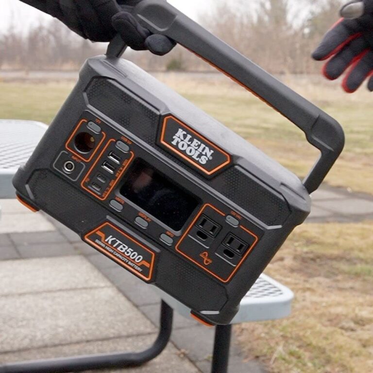 Klein Tools KTB500 Portable Power Station, 505Wh Lithium-Ion Power Station