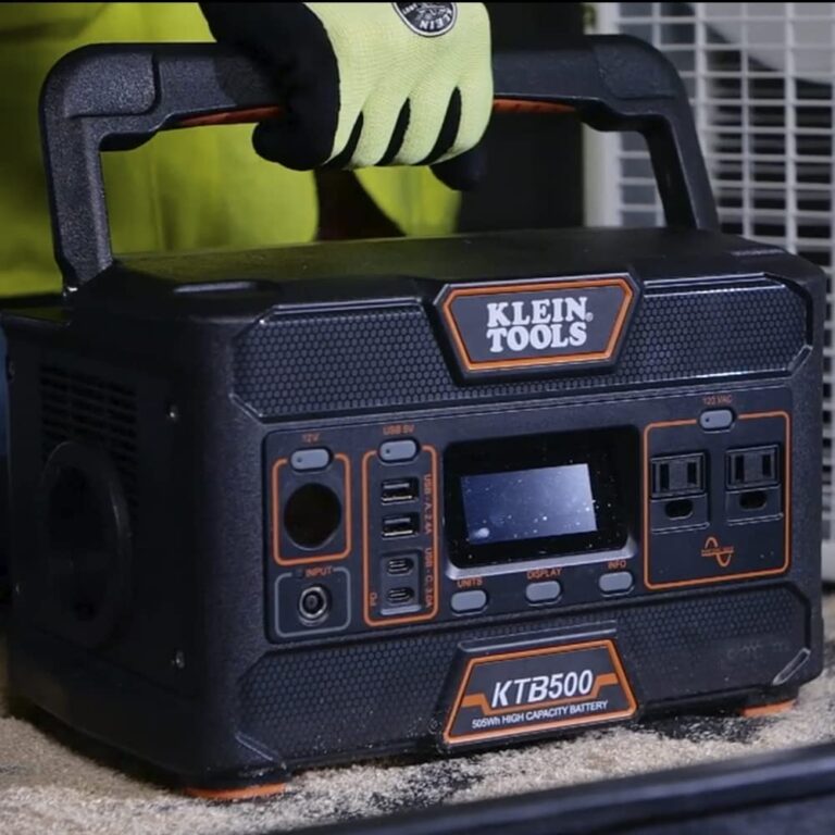 Klein Tools KTB500 Portable Power Station, 505Wh Lithium-Ion Power Station