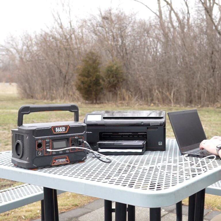 Klein Tools KTB500 Portable Power Station, 505Wh Lithium-Ion Power Station