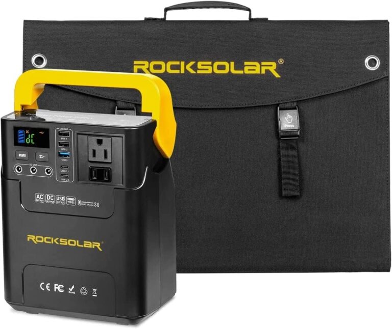 ROCKSOLAR RS328 100W Power Station and RSSP30 30W Solar Panel
