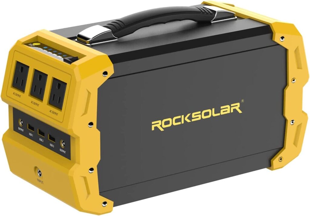 ROCKSOLAR RS650 400W Nomad Power Station and RSSP60 60W Solar Panel