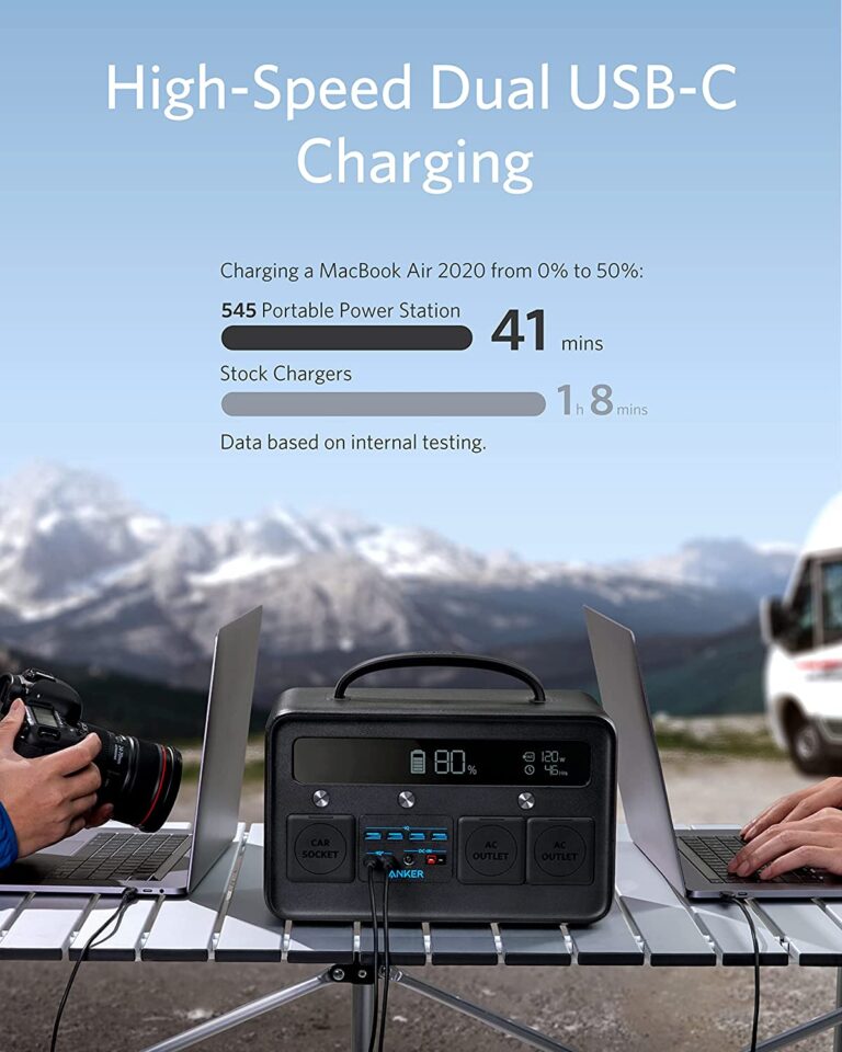 Anker Portable Generator 778Wh, 545 Portable Power Station (PowerHouse 778Wh), 500W Outdoor Generator