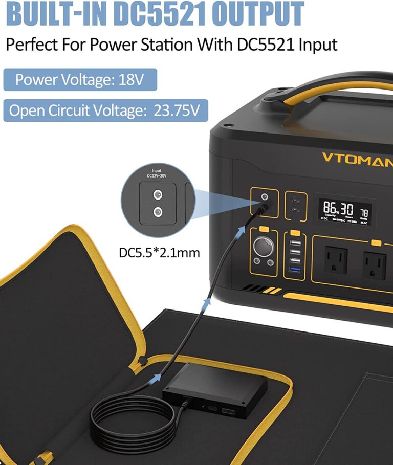 VTOMAN Jump 1500 Solar Generator with Panels Included, 1500W/1548Wh Durable LiFePO4 Portable Power Station with 1500W Constant-Power