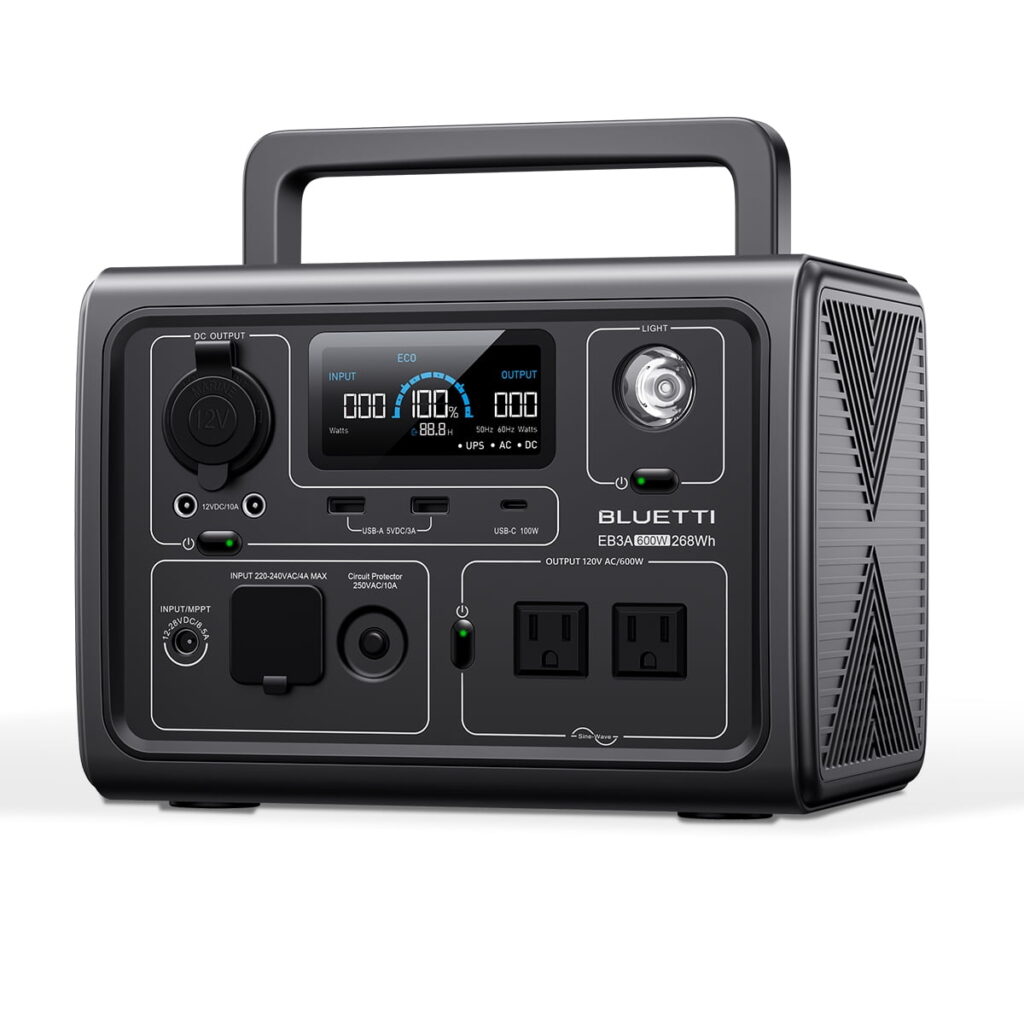 💥 Bluetti EB3A UPS LiFePO4 600W Solar Generator Power Station Review